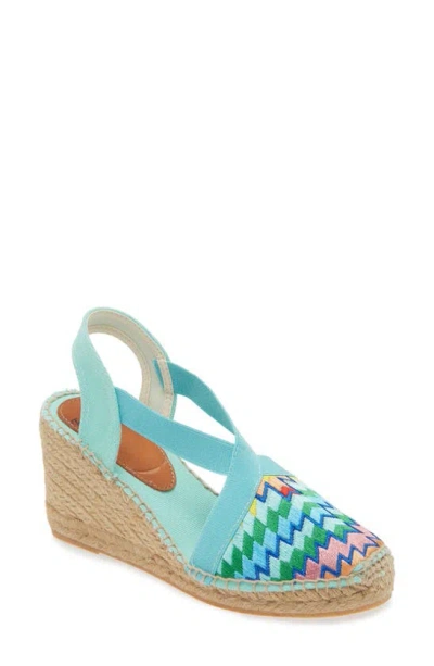 Toni Pons Gardenia Embroidered Espadrille Wedge In Rainbow