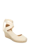 Toni Pons Julia Wraparound Espadrille Wedge In Ecru