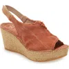Toni Pons 'lugano' Espadrille Wedge Sandal In Brandy Fabric