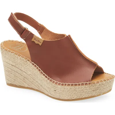 Toni Pons 'lugano' Espadrille Wedge Sandal In Brown
