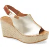 Toni Pons 'lugano' Espadrille Wedge Sandal In Platinum