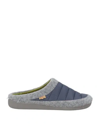 Toni Pons Man House Slipper Navy Size 9 Textile Fibers In Blue