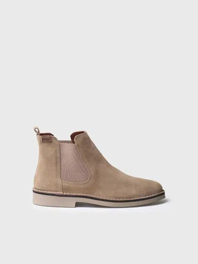 Toni Pons Men's Ankle Boot In Suede In Brown