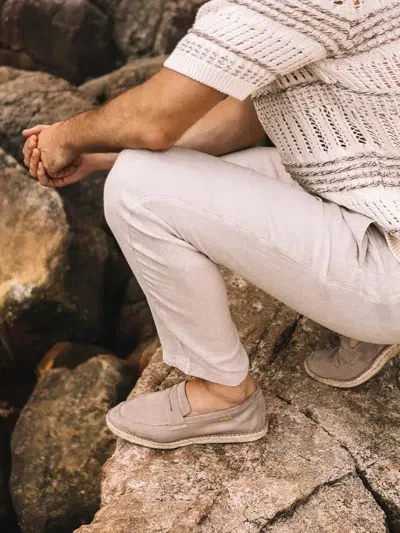 Toni Pons Men's Espadrilles In Split Leather - Benet In Gray