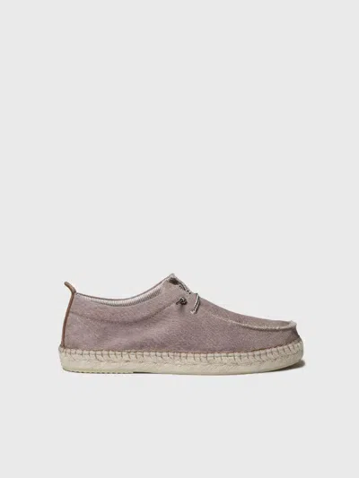 Toni Pons Men's Fabric Espadrille With Laces | Odin In Pink