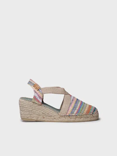 Toni Pons Mid-wedge Espadrille In Multicoloured Raffia | Terra-mh
