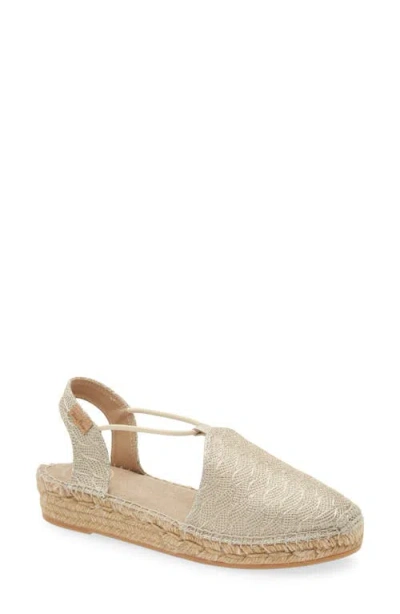 Toni Pons Nerea Espadrille Flat In Neutral