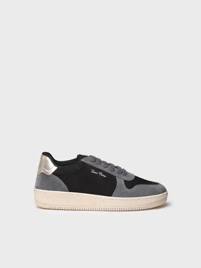 Toni Pons Sneaker For Women In Suede And Leather - Atenea In Black