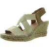 Toni Pons Susa Womens Strappy Woven Espadrilles In White