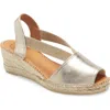 Toni Pons Teide Espadrille Sandal In Silver