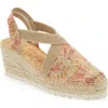 Toni Pons Terra Espadrille Wedge Sandal In Multi Cork