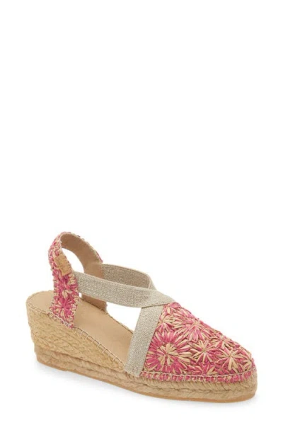 Toni Pons Terra Wedge Sandal In Pink