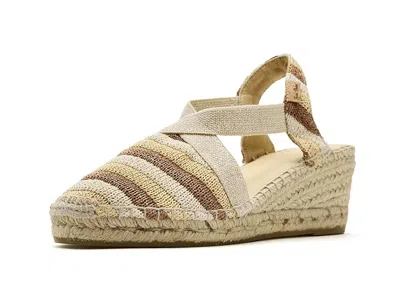 Toni Pons Terra-ab Women's Wedge Shoes Pedra: Eu 36 (us Women's 5.5-6) M In Brown