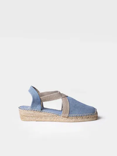 Toni Pons Vegan Flat Women's Espadrille In Cotton Fabric | Verdi-v In Multi