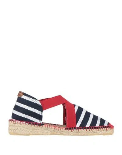 Toni Pons Woman Espadrilles Navy Size 6 Textile Fibers In Blue