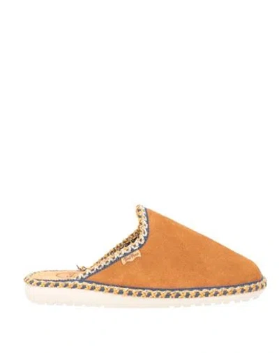 Toni Pons Woman House Slipper Camel Size 5 Textile Fibers In Sand