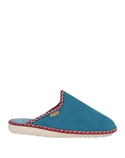 Toni Pons Woman House Slipper Deep Teal Size 5 Textile Fibers In Green