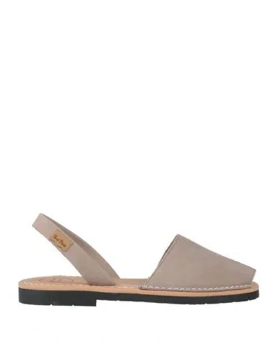 Toni Pons Woman Sandals Beige Size 6 Textile Fibers In Nude