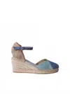 Toni Pons Women's Beral Sandal In Indigo/aqua In Multi
