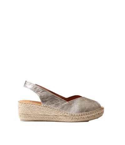 Toni Pons Women's Bernia Sandal In Platinum In Silver