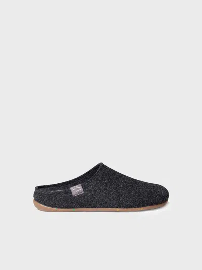 Toni Pons Women's Clog-style Slipper Made From Recycled Felt In Black