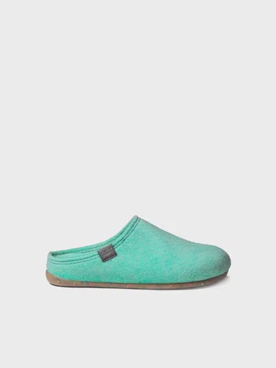 Toni Pons Women's Clog-style Slipper Made From Recycled Felt In Green