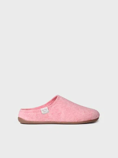 Toni Pons Women's Clog-style Slipper Made From Recycled Felt In Pink