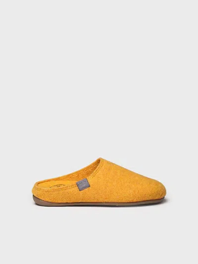 Toni Pons Women's Clog-style Slipper Made From Recycled Felt In Yellow