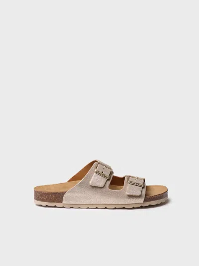 Toni Pons Women's Double Buckle Sandal In Black