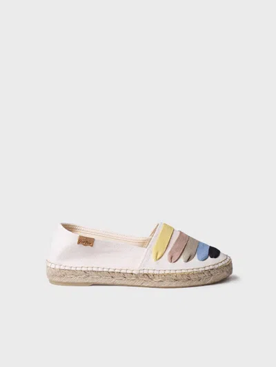 Toni Pons Women's Flat Espadrilles With Straps In White