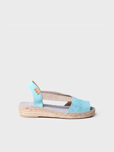 Toni Pons Women's Flat Suede Espadrille | Ella In Animal Print