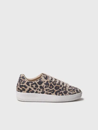 Toni Pons Women's Leather Trainers In Animal Print - Ariadna