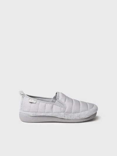 Toni Pons Women's Navy Blue Padded Fabric Slipper In Black