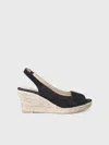 Toni Pons Women's Open Wedge Espadrilles In Black