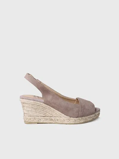 Toni Pons Women's Open Wedge Espadrilles - Monza-a In Taupe