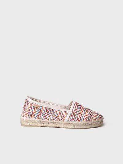 Toni Pons Women's Raffia Espadrille Flat Espadrilles - Alma-ms In Multi