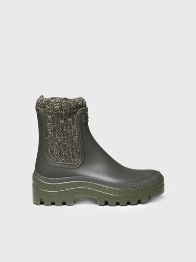 Toni Pons Women's Rain Ankle Boot - Camos In Green