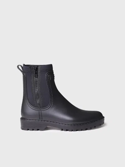 Toni Pons Women's Rain Boot In Neoprene And Rubber - Clais In Black