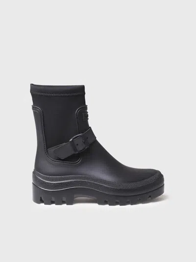 Toni Pons Women's Rain Boot With Buckle - Canby In Black