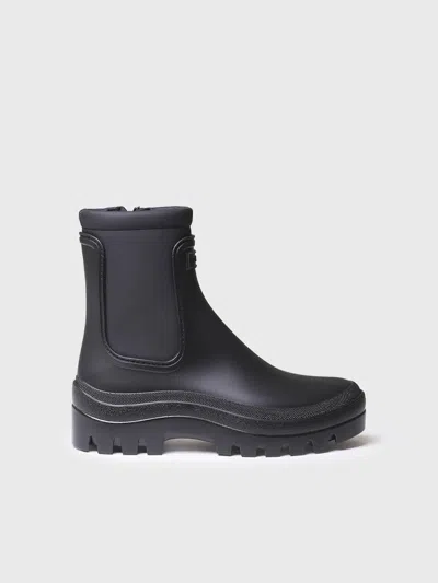 Toni Pons Women's Rain Boots With Neoprene - Cascais In Black