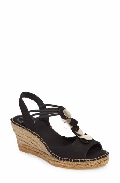 Toni Pons Women's Sitges Sandal In Black