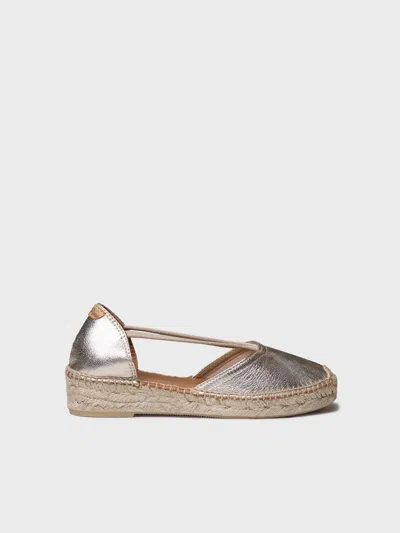 Toni Pons Women's Suede Espadrilles With Straps - Erla-p In Silver