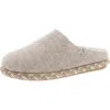Toni Pons Womens Faux Fur Lined Wool Slide Slippers In Beige