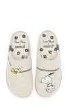 Toni Pons X Snoopy Wool Blend Slipper In Neutral