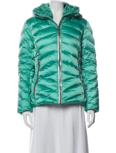 Pre-owned Toni Sailer Colorblock Pattern In Green