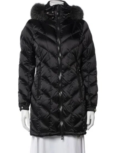 Pre-owned Toni Sailer Down Coat In Black
