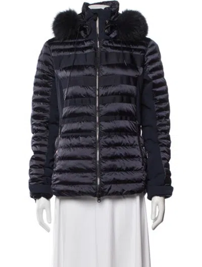 Pre-owned Toni Sailer Down Coat In Blue