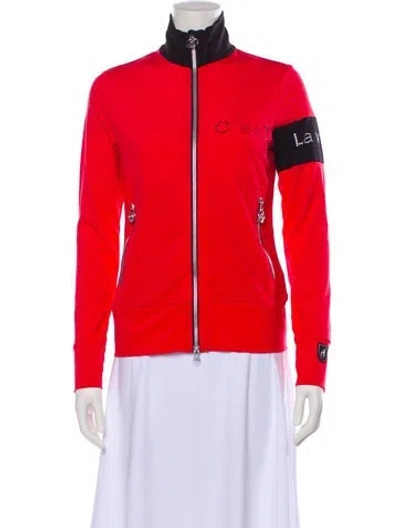 Pre-owned Toni Sailer Graphic Print Jacket In Red