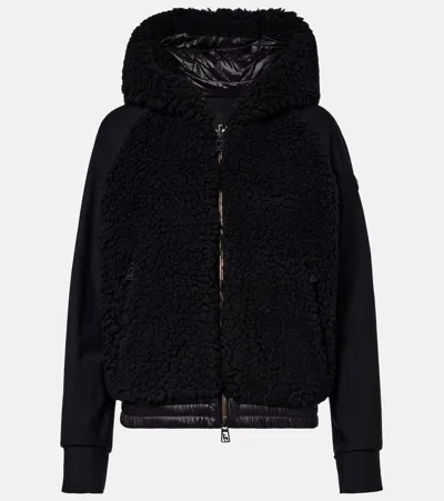 Toni Sailer Hedda Teddy-trimmed Ski Hoodie In Black