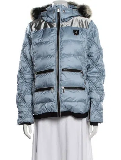 Pre-owned Toni Sailer Nylon Down Jacket In Blue